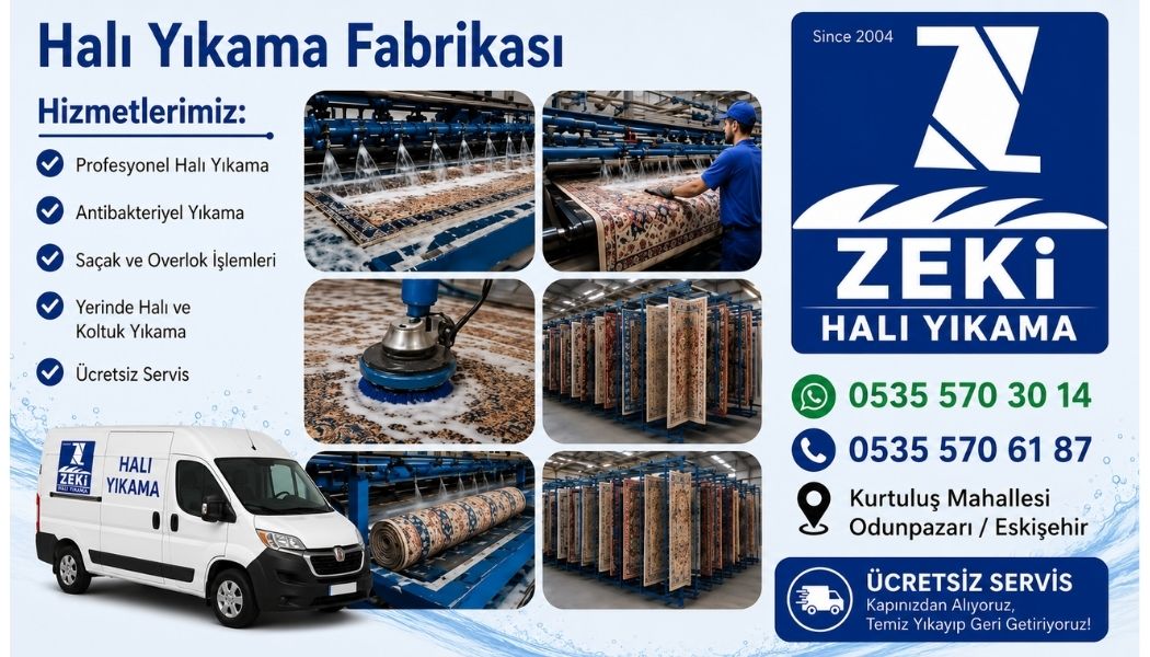 Odunpazarı Kurtuluş Mahallesi Halı Yıkama